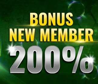 Bonus Deposit 200% untuk member baru